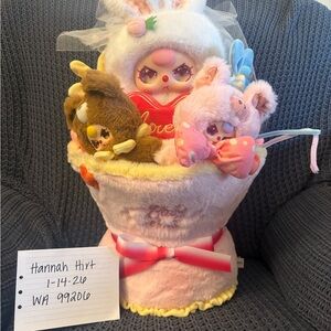 Cute Plush Bunny and Bear Set